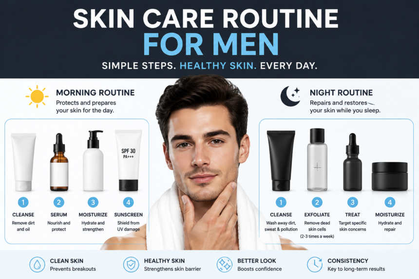 Skin Care Routine for Men: Healthy Skin Made Simple