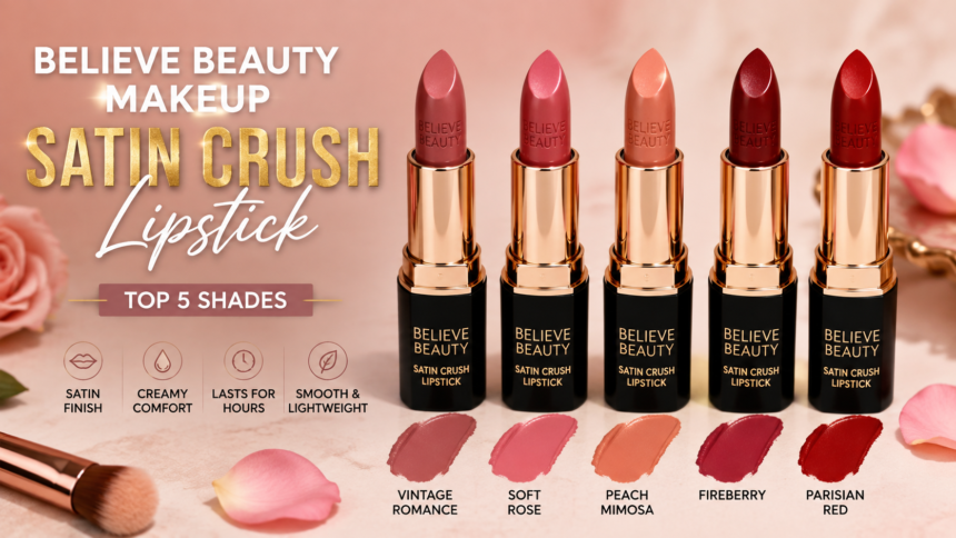 Believe Beauty Makeup Satin Crush Lipstick: Top 5 Shades